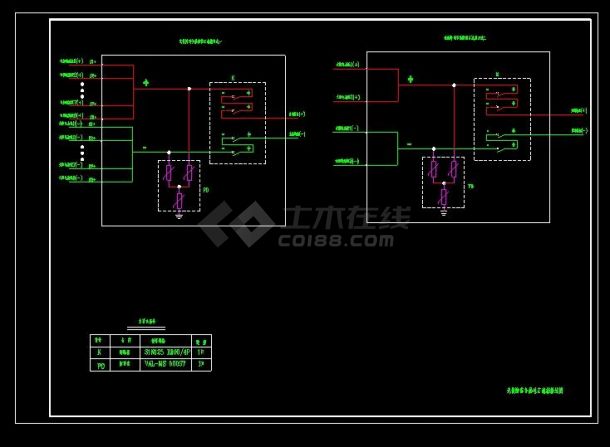 1MW光伏电站设计CAD图纸-图二