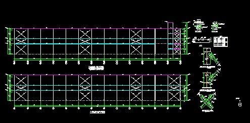 钢结构厂房全套结构施工图-图二