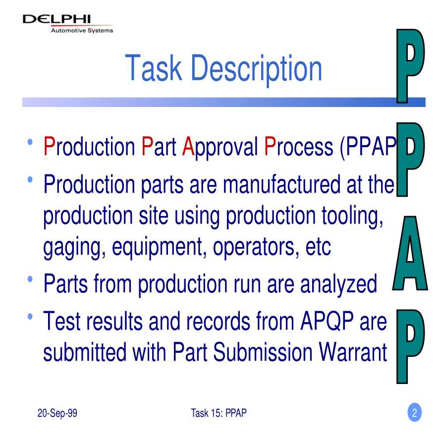 PPAP 生产件批准程序—SupplierPerformanceDevelopmentProcess-PPAP-图二