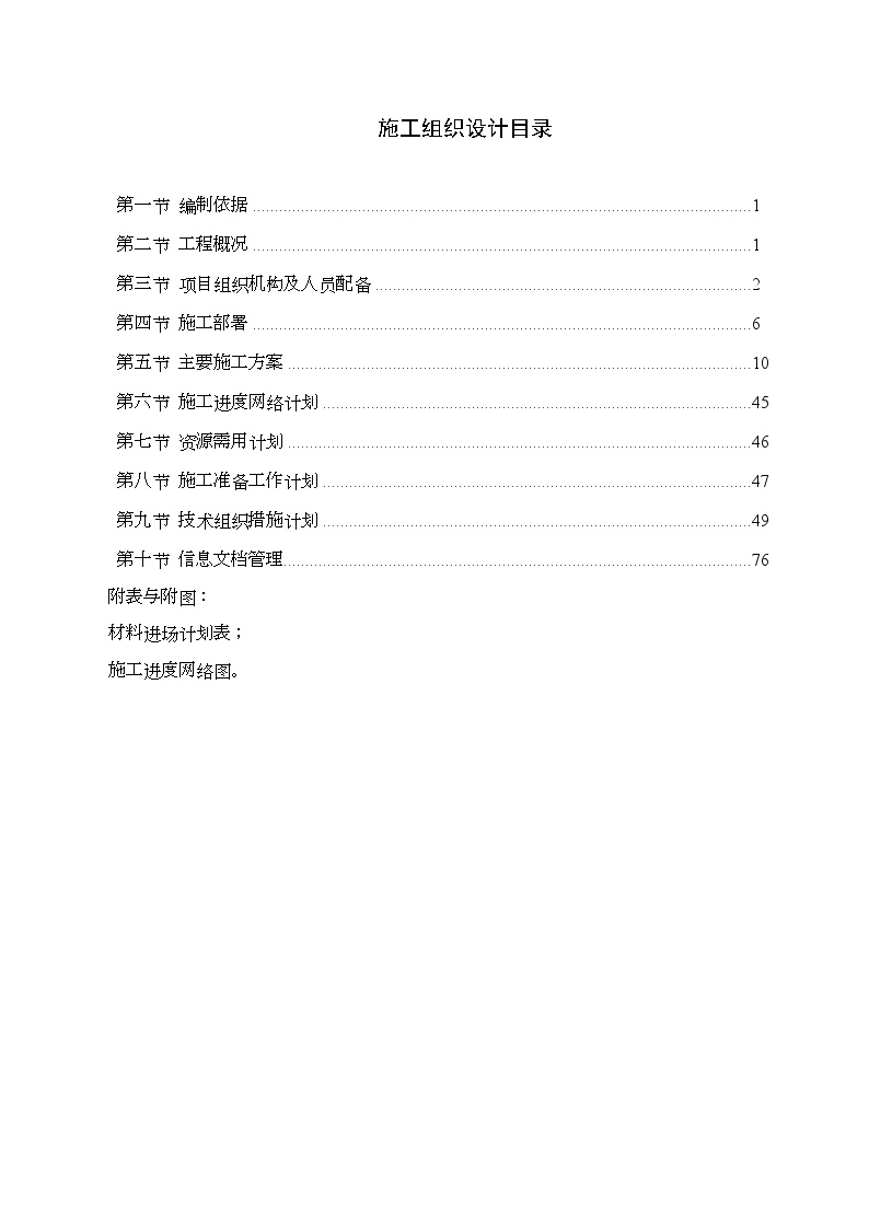 绿化竣工资料-天津油罐施工组织设计正文1