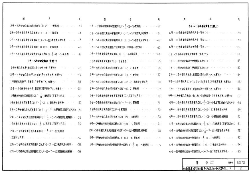 02S701砖砌化粪池标准图集无封面-图二