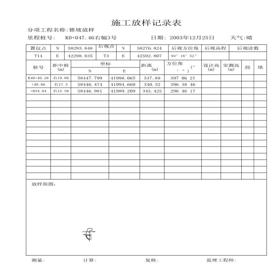 安楚桥梁质检资料1-施工放样记1 (5)-图二