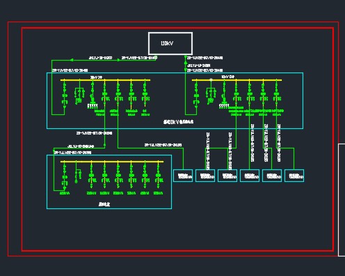 某化工厂10KV供电系统全套电气图纸施工图_图1