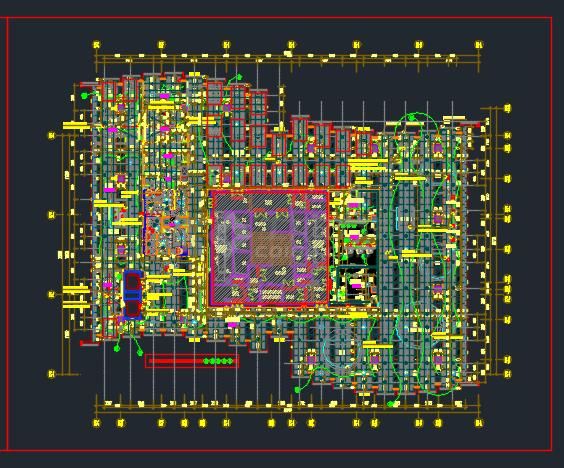 某某建筑华润大涌城新展示中心-饰界平面图CAD图-图二