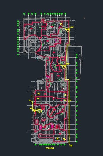 7层楼CAD燃气管道路由设计-图一