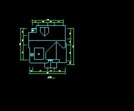 CAD多个别墅建筑施工图方案-图一