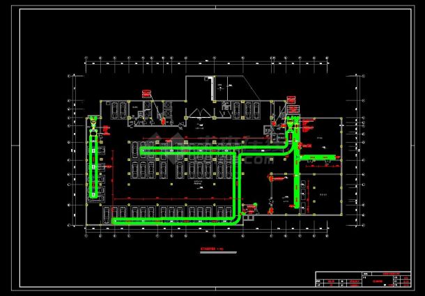 科研大楼建筑地源暖通空调施工图-图一