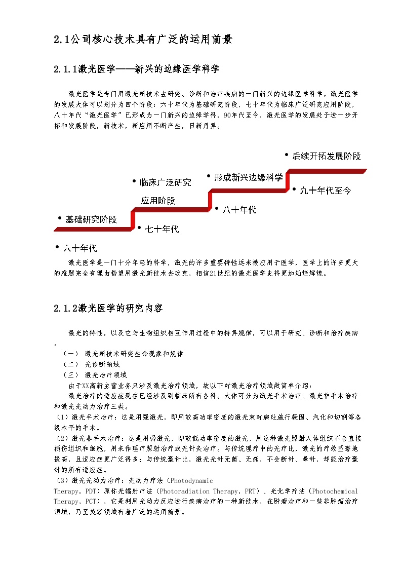 XX医疗保健用品公司激光医疗项目商业计划书.doc-图二