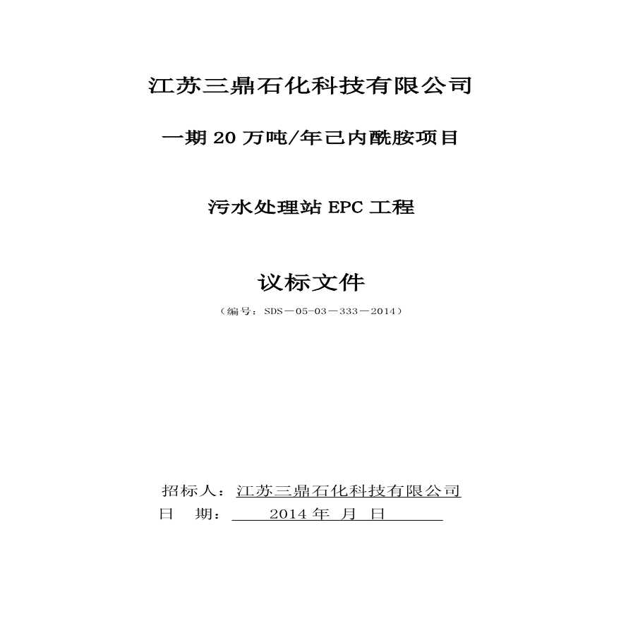 污水处理站工程投标文件格式.pdf-图一