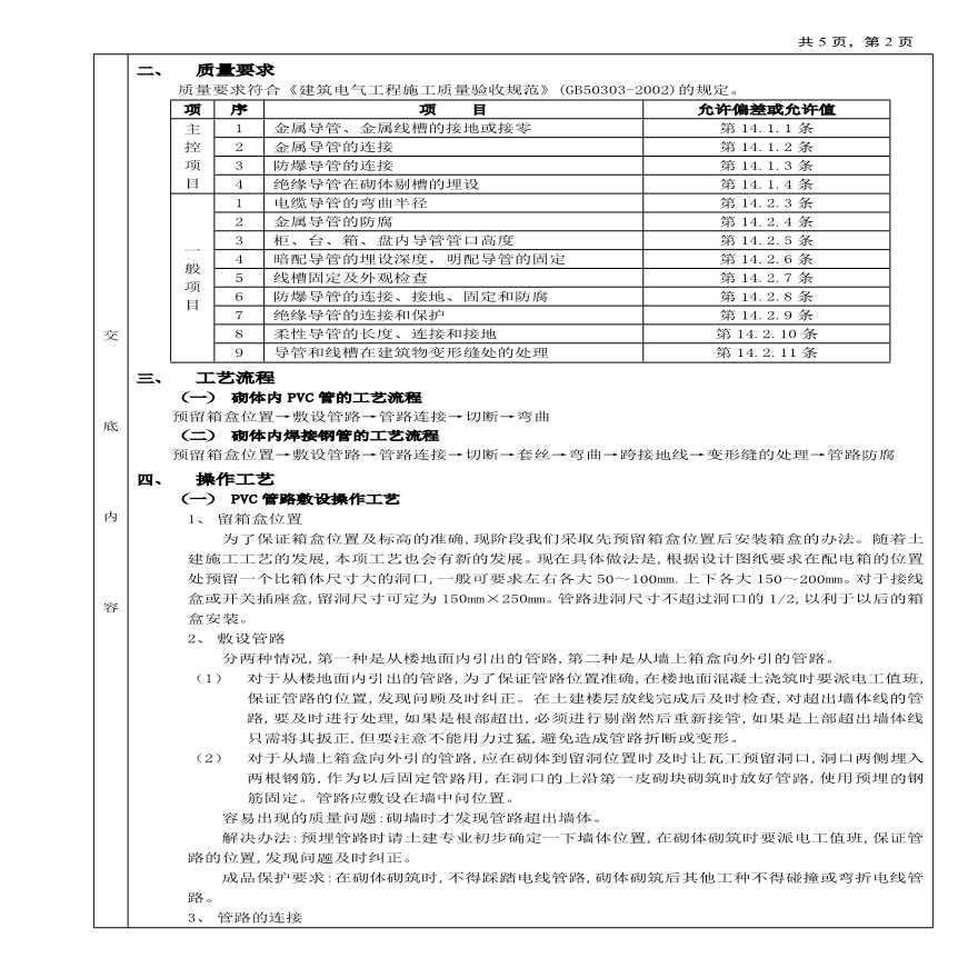 砌体内管路敷设工程技术交底.pdf-图二