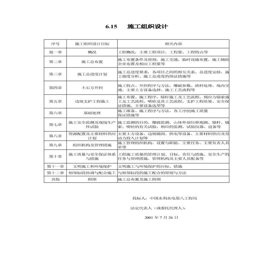 清江水布垭大坝右岸趾板及厂房引水渠开挖施工组织设计方案.pdf-图一