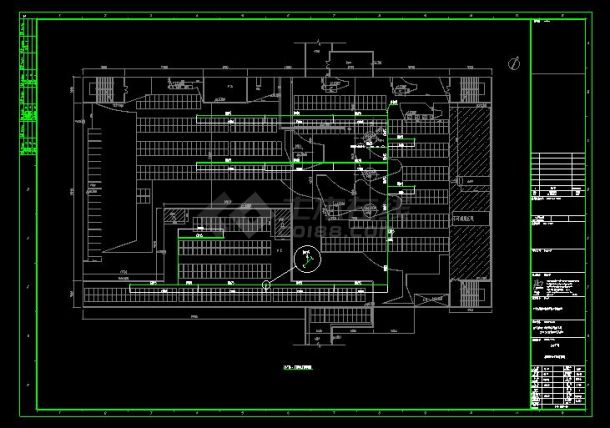 0.5712MW屋面分布式光伏发电cad图纸设计-图二