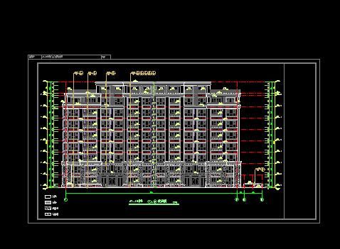 新古典立剖面41号 高层建筑-图一