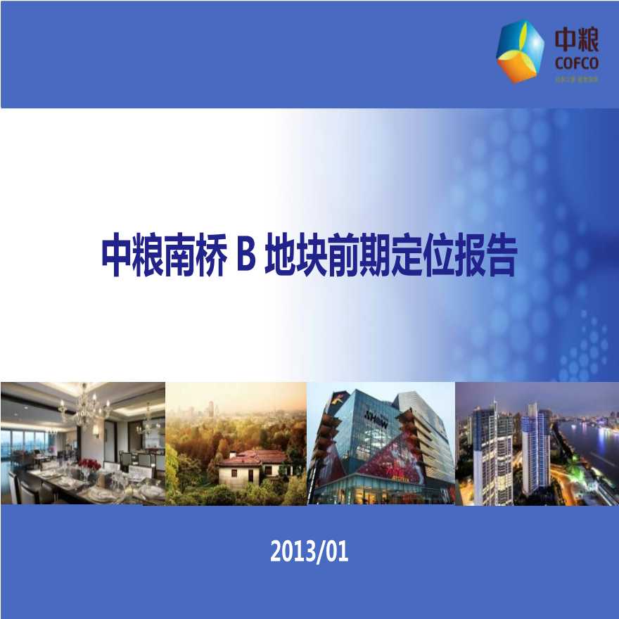 中粮南桥B地块前期定位报告20130108.pptx-图一