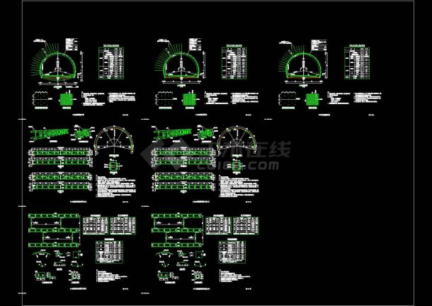 高速公路隧道结构图CAD版全套.dwg-图一