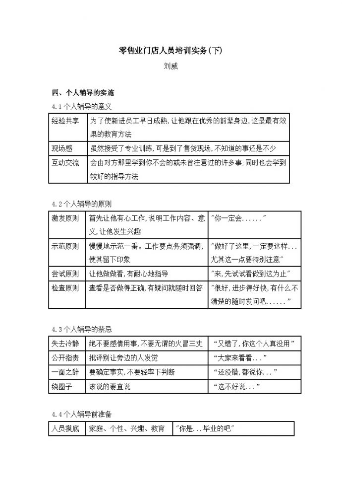 零售业门店人员培训实务(下).doc_图1