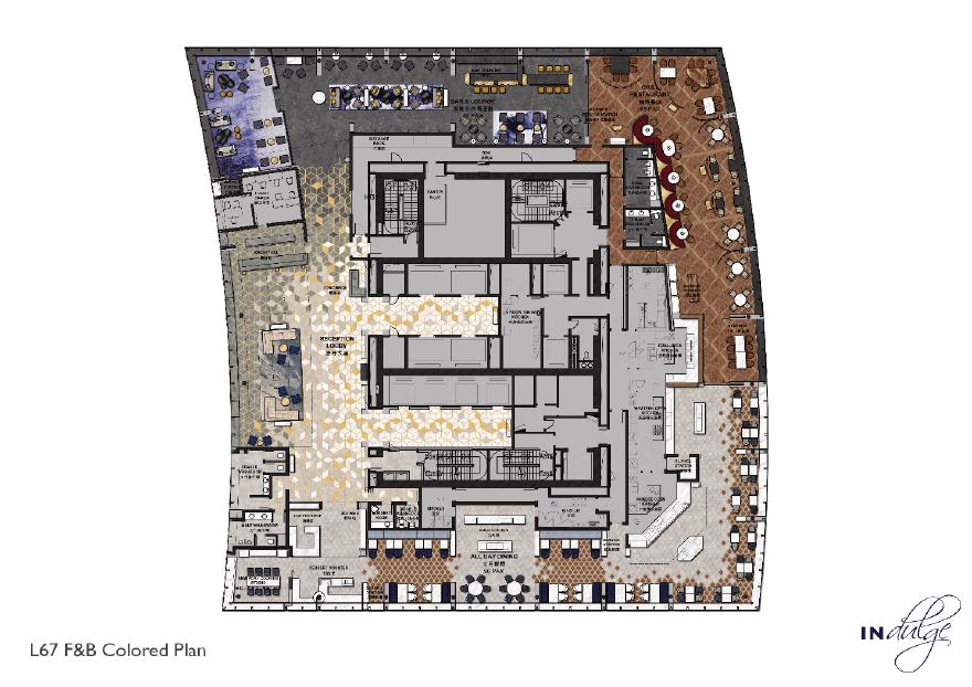 餐饮空间项目L67酒店效果图 (Indulge)-图二