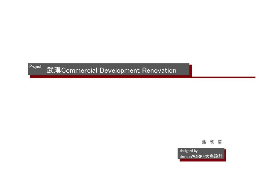 【厂房改造-商业休闲类】湖北武汉Commercial Development Renovation（PDF文本）-图一