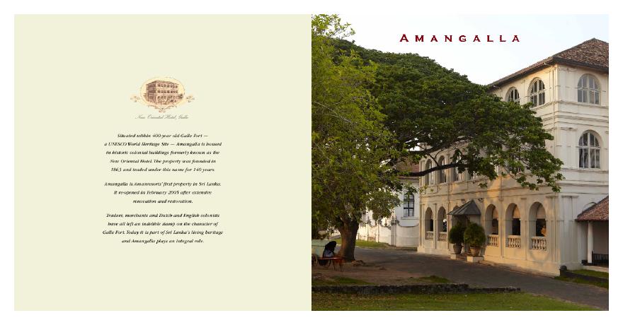 Amangalla Brochure2011