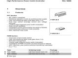 生产工艺技术管理高性能PFC与PWM组合控制器TDA16888资料图片1