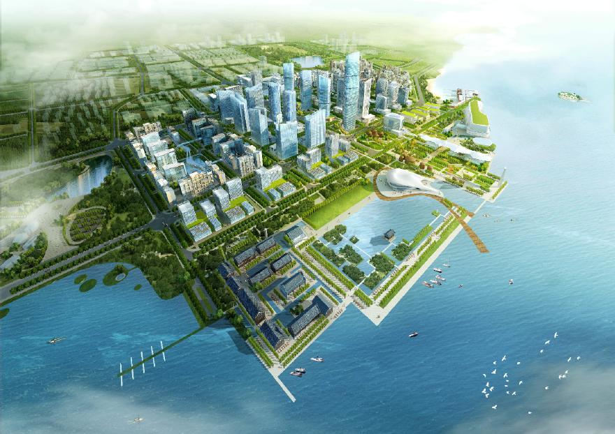 海上丝绸之路广东湛江滨海中央商务区城市设计（185页）-图一
