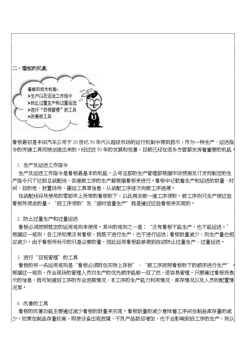 jit管理—实现JIT生产的重要手段看板管理(DOC7)-图二