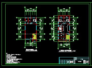 6层，7.7mX14.5m占地面积110方自建房建筑结构图纸CAD全套图纸_图1