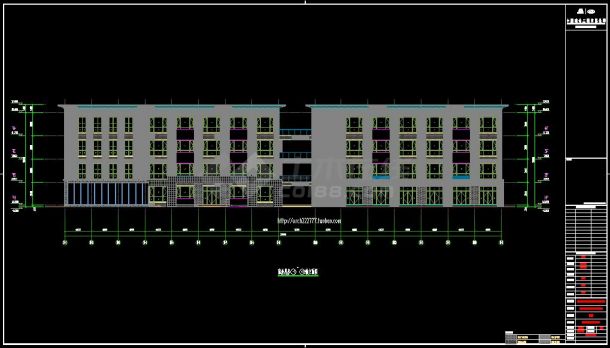 余杭居民安置房项目-12号楼配套用房建施CAD图-图二