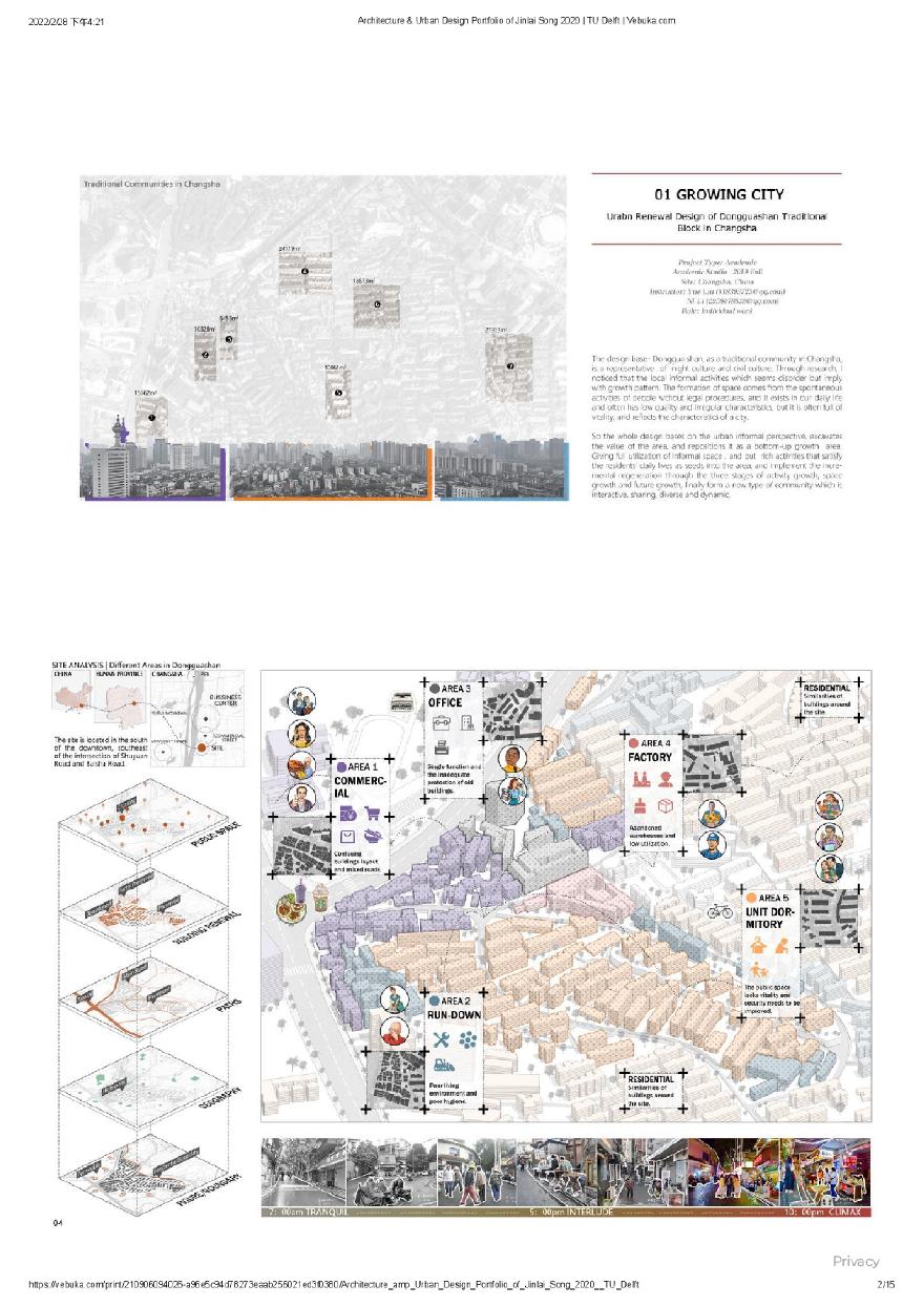 Architecture &amp; Urban Design Portfolio of Jinlai Song 2020 TU Delft Vebukacom-图二