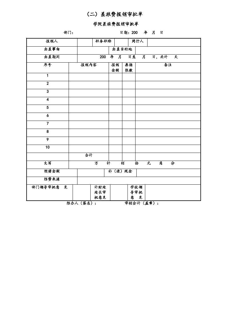 【通用表格】财务报销管理表格大全-图二