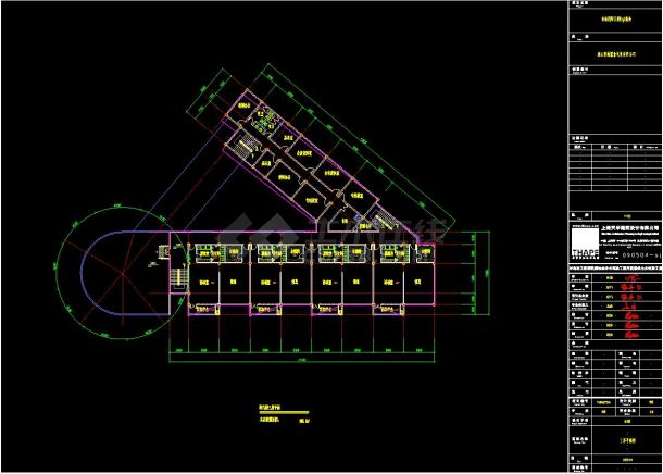 3层12班 3445平米 12班幼儿园建筑方案设计CAD图-图二