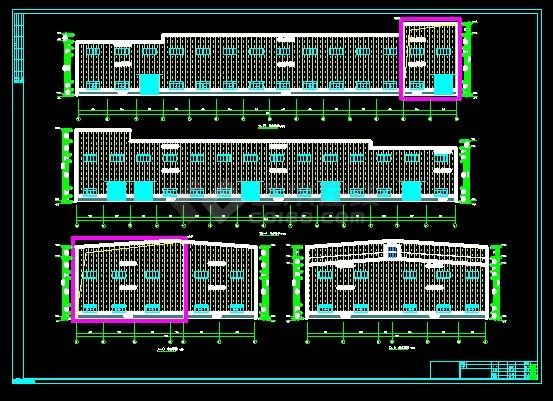 丙类单层门式钢架结构厂房建筑结构设计施工图-图一