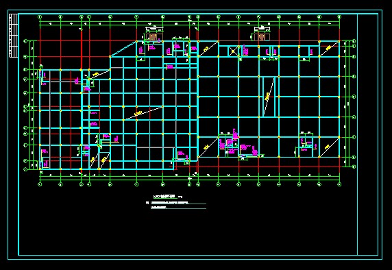 某大型商场加固改造施工图（原建筑80年代的4层框架结构）_t3_图1