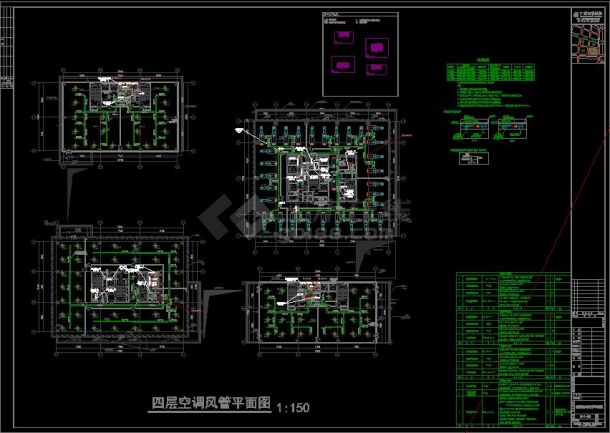 广州市利通·智汇晶谷综合体项目5 暖通施工CAD图-图二
