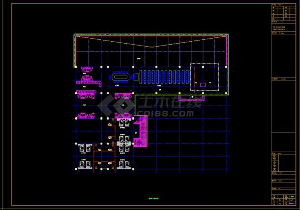 3层驾校办公楼建筑结构设计施工图-图二