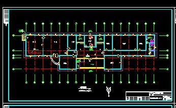 广东沿海地区某15.0万吨规模污水处理厂综合楼施工图设计图册-图一