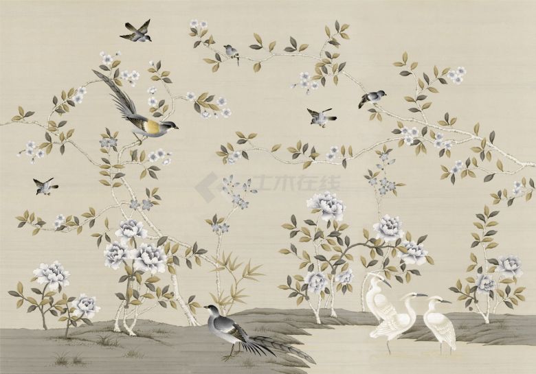 中式植物花鸟图壁纸 (123).jpg-图一