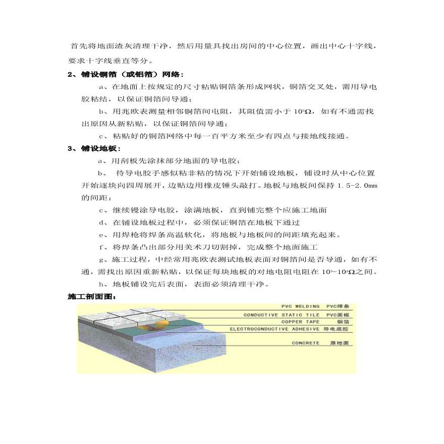 静电地板施工组织设计方案.pdf-图二