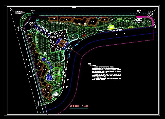 重庆公园景观CAD施工设计图纸_图1