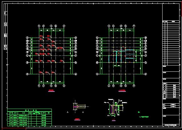 钢结构别墅施工图CAD图纸_图1