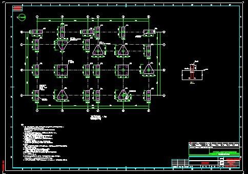 某项目10KV变电所结构施工图-图一