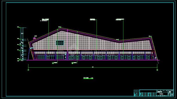 3层长途汽车站建筑设计施工图-图二