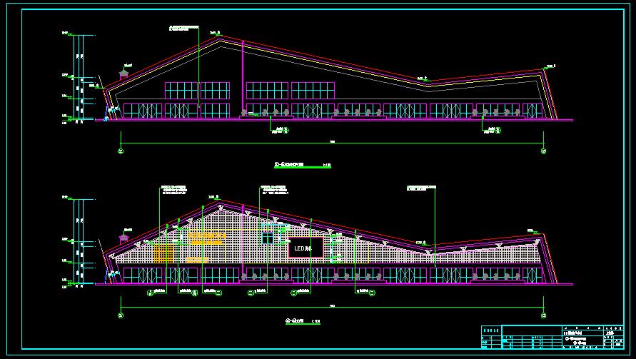 3层长途汽车站建筑设计施工图
