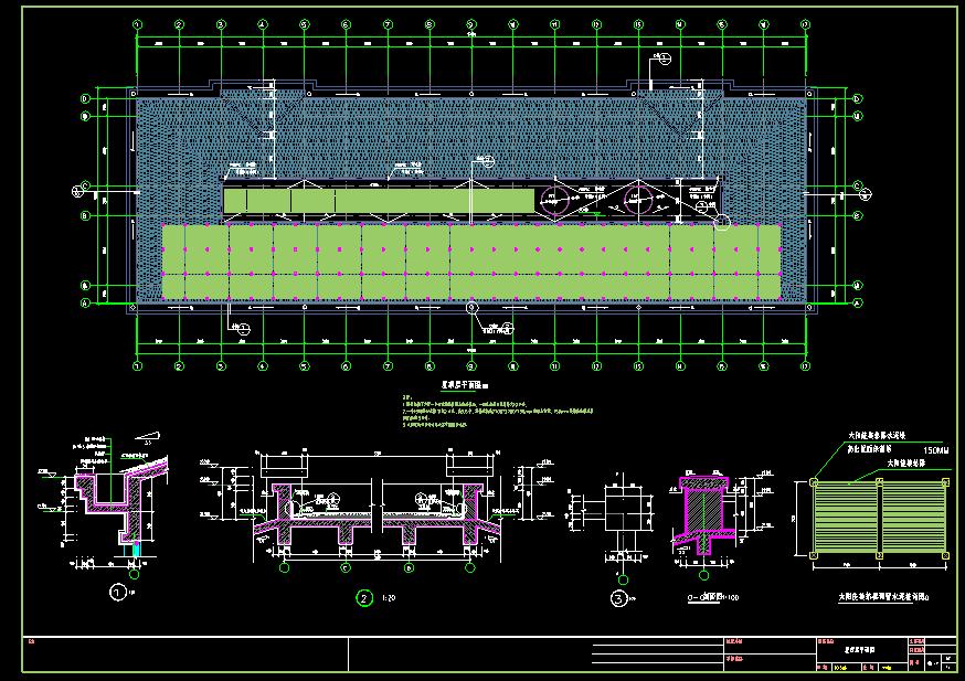 职业学校6层女生宿舍建筑结构设计施工图（天正）
