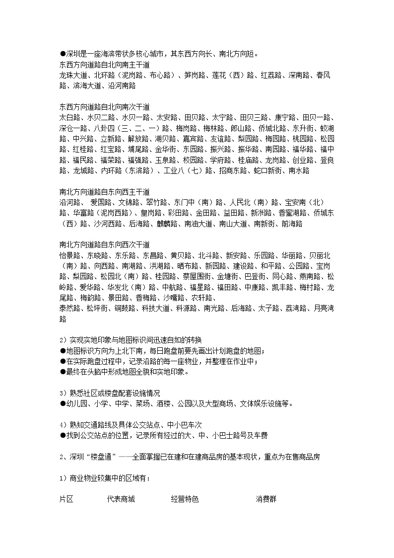 深圳高级策划师培训指南（一）：跑盘工作指引.doc-图二