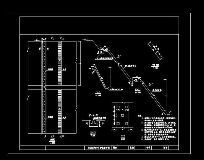 道路工程：路堤路堑边坡防护设计图_图1