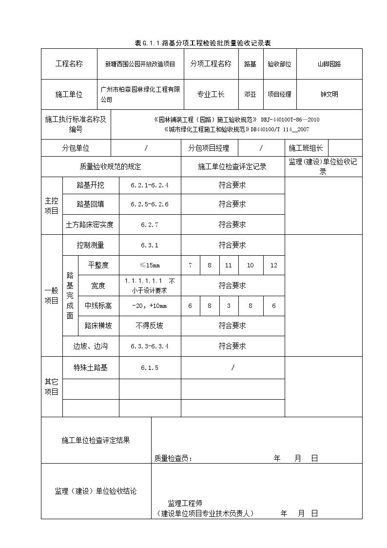 园林绿化新塘西围公园园路铺装-山脚园路-图一