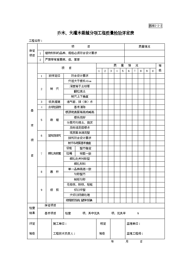 园林绿化古建水电表格-园绿2-2-2-图一