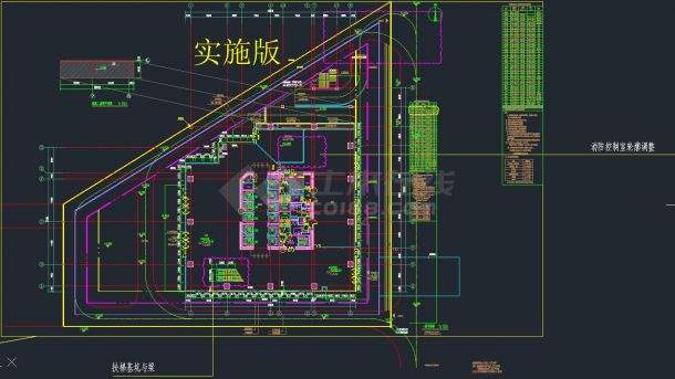 广田总部大厦 A1101一层平面CAD图-图二