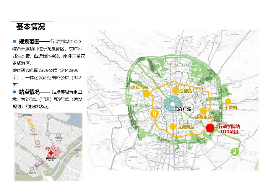 成都行政学院站TOD一体化城市设计方案 产城新典范 花园综合体（核心内容简稿）-图一